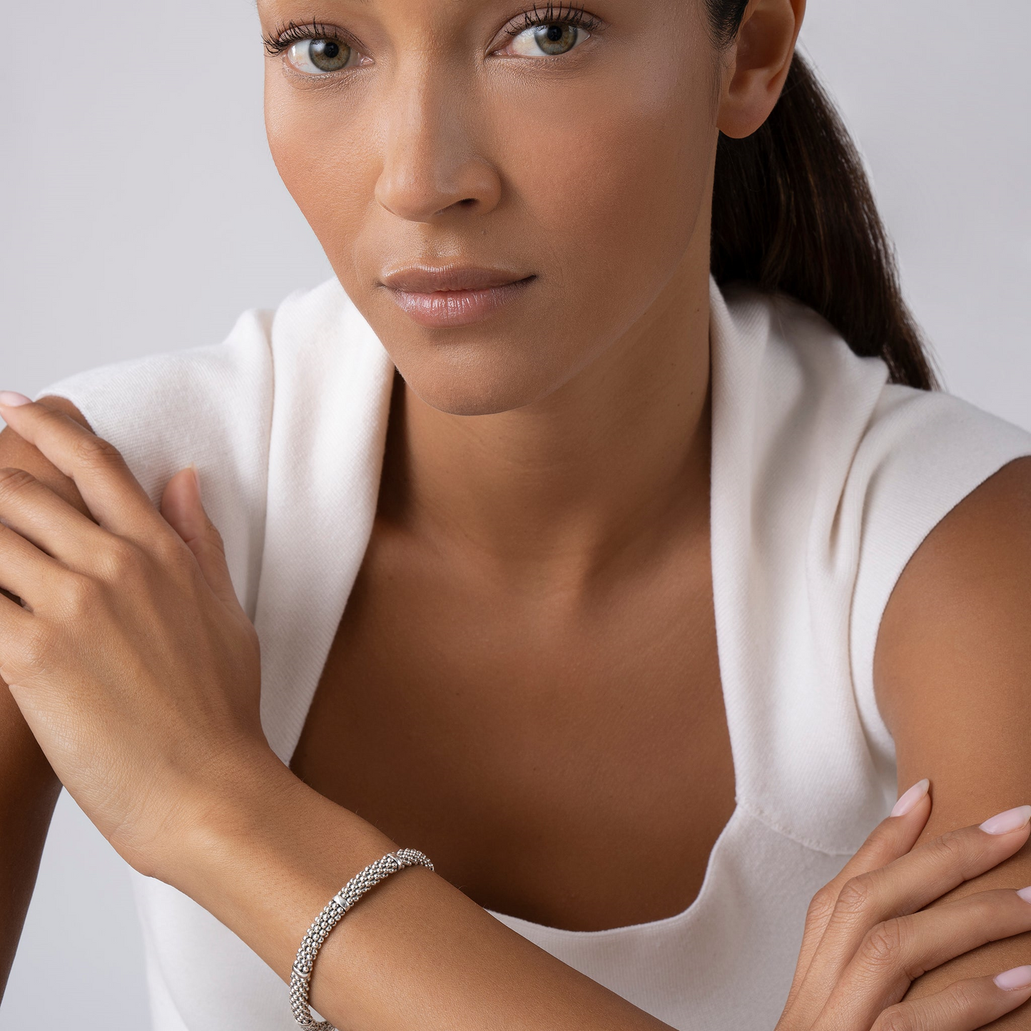 Lagos Sterling Silver Caviar Bracelet