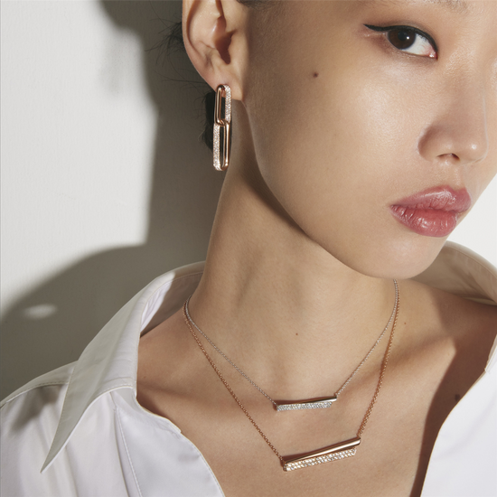 Hearts on Fire Inside/Out Diamond Drop Earrings in 18k White Gold