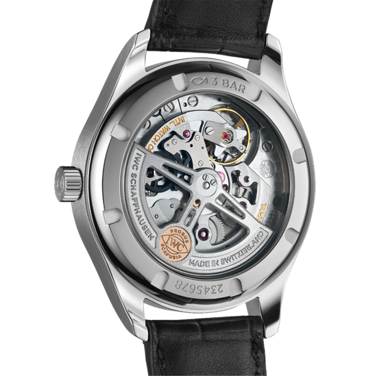 IWC Shaffhausen Portugieser Automatic 40mm w/ Silver Dial & Black Alligator Strap