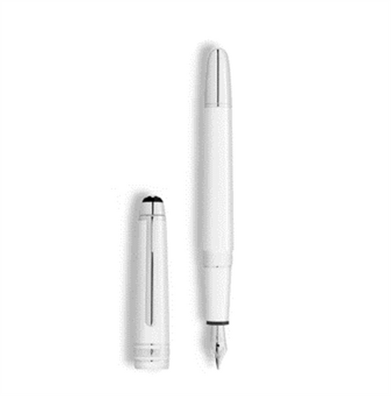 Mont Blanc 万年筆　ホワイト Montblanc Meisterstück White Classique Fountain Pen (M) – Thomas