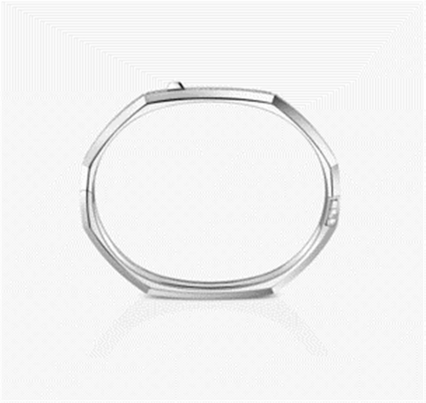 Messika Moderniste Pavé 8mm Bangle Bracelet in 18k White Gold
