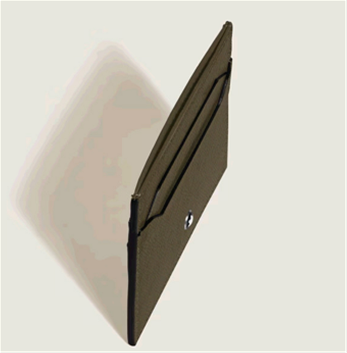 Montblanc Card Holder 5cc in Sartorial Leather - Khaki