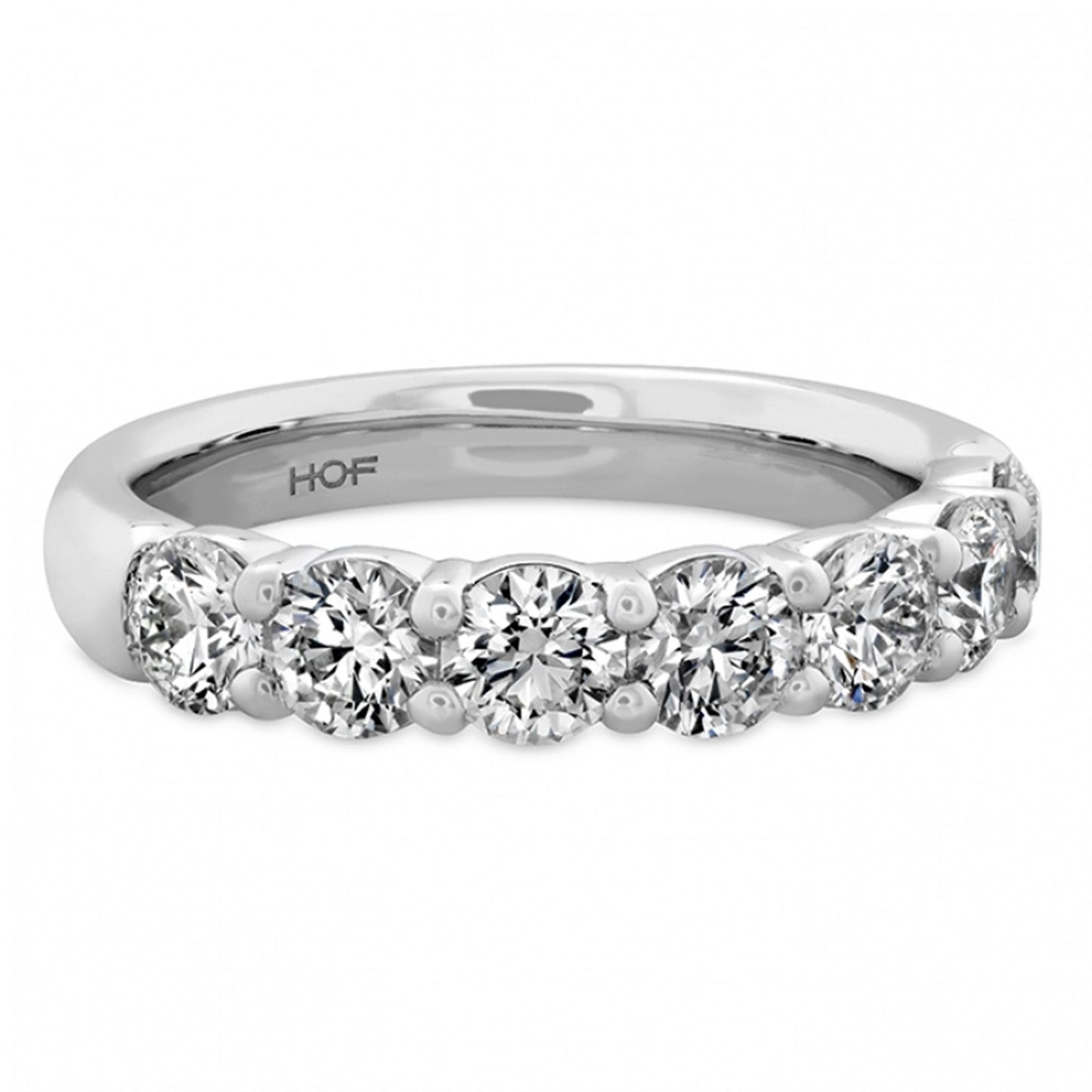 Hearts on Fire Signature 7-Stone 1ct Diamond Band in 18k White Gold