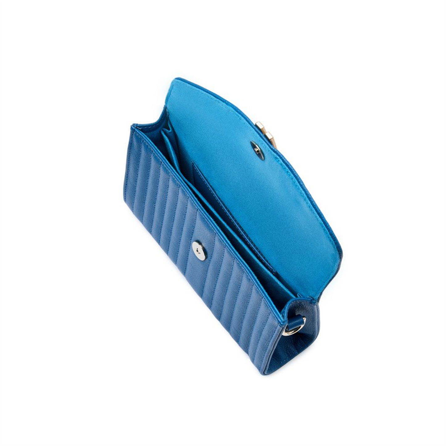 WOLF Mimi Crossbody Bag w/ Wristlet in Marine Vegan Leather