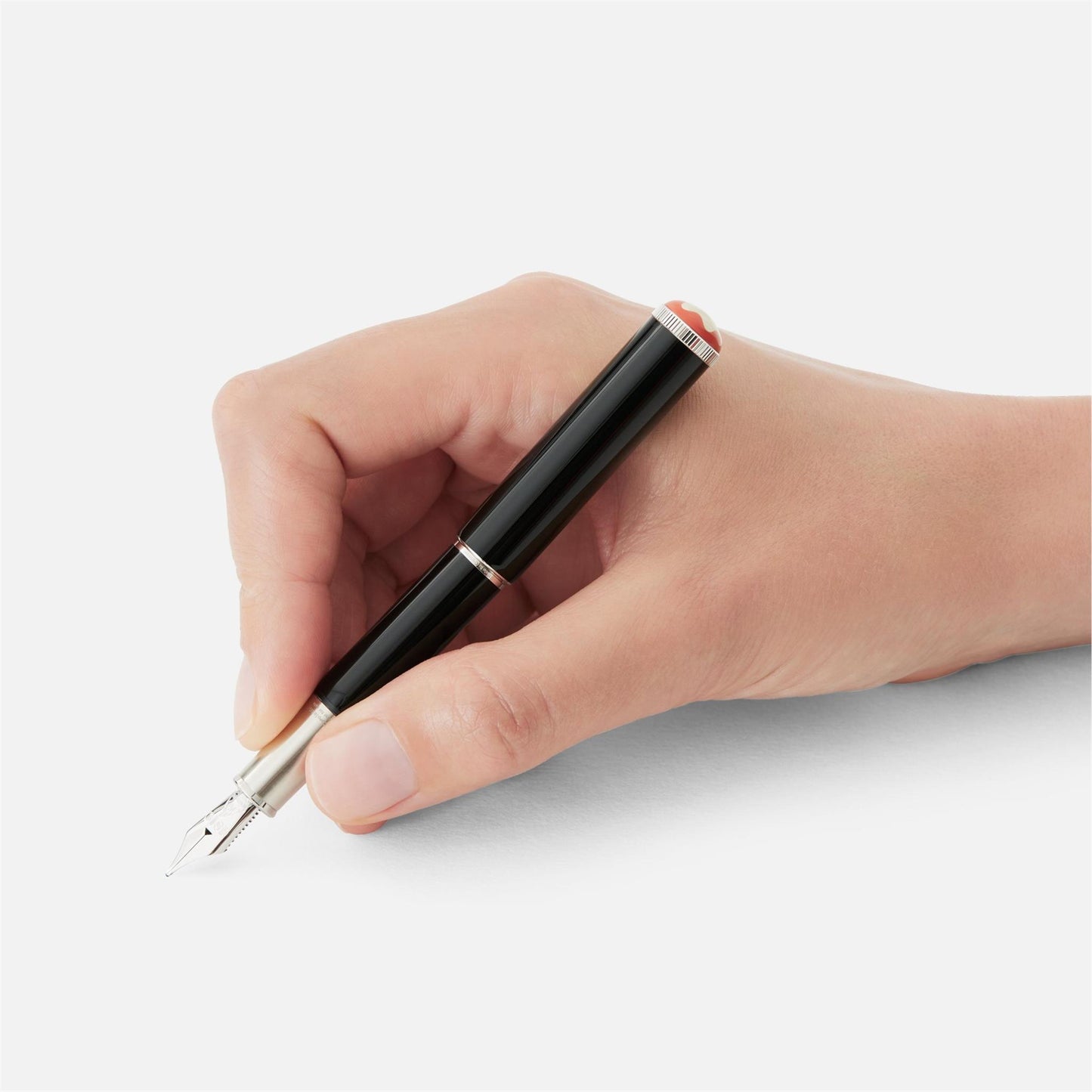 Montblanc Heritage Rouge et Noir "Baby" Special Edition Black Fountain - Medium