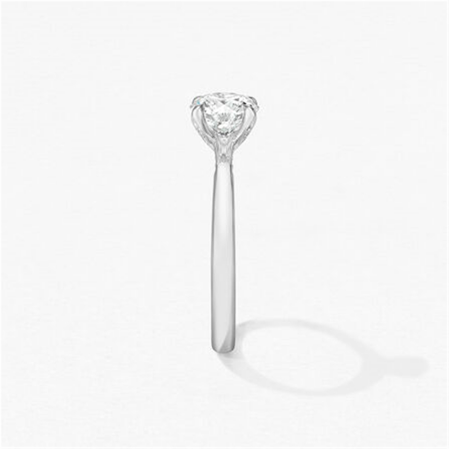 Hearts On Fire Platinum Vela Solitaire Engagement Ring