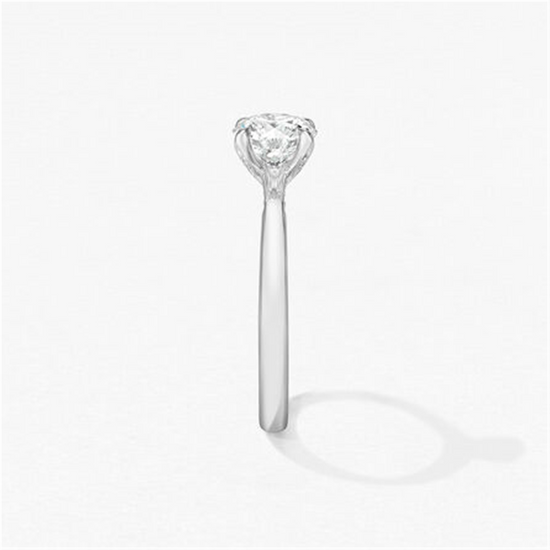 Hearts On Fire Platinum Vela Solitaire Engagement Ring