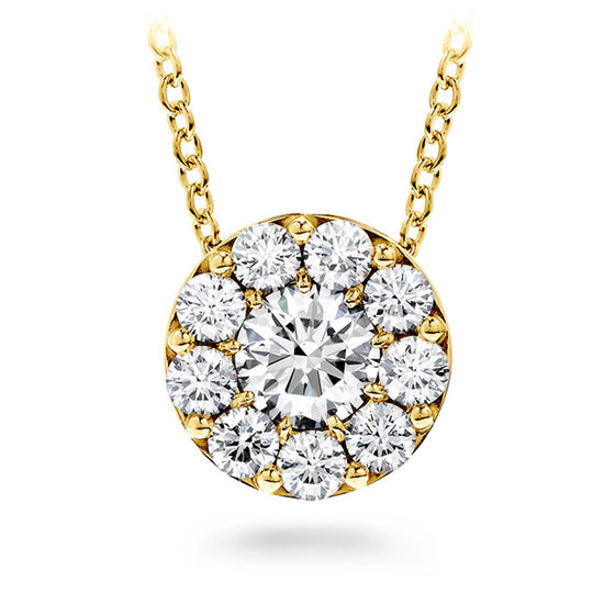 Hearts on Fire 1/2ct Yellow Gold Fulfillment Pendant in 18k Gold