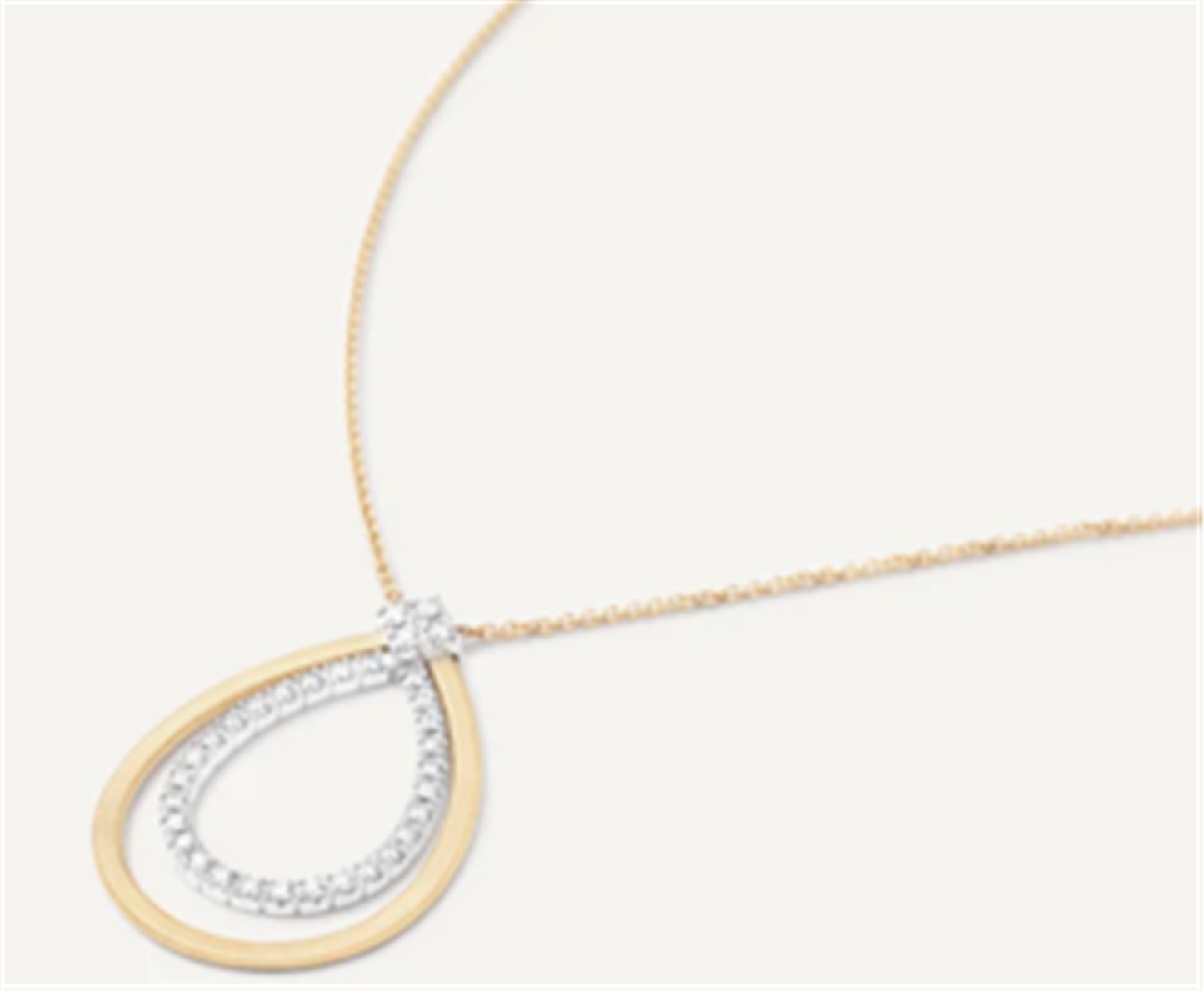 Marco Bicego Masai Diamond Pendant Necklace in 18k Gold