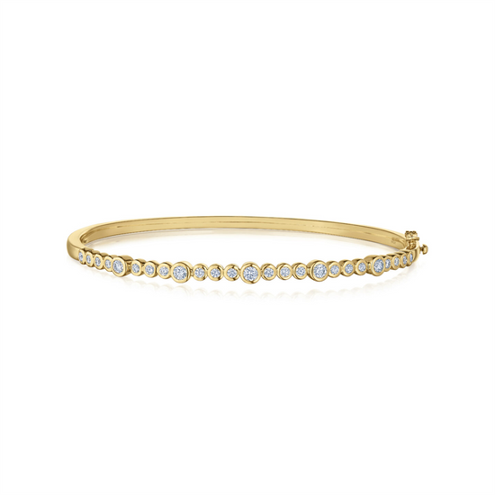 Kwiat Portofino Confetti Diamond Bangle in 18k Gold & 1/2 ct Diamonds