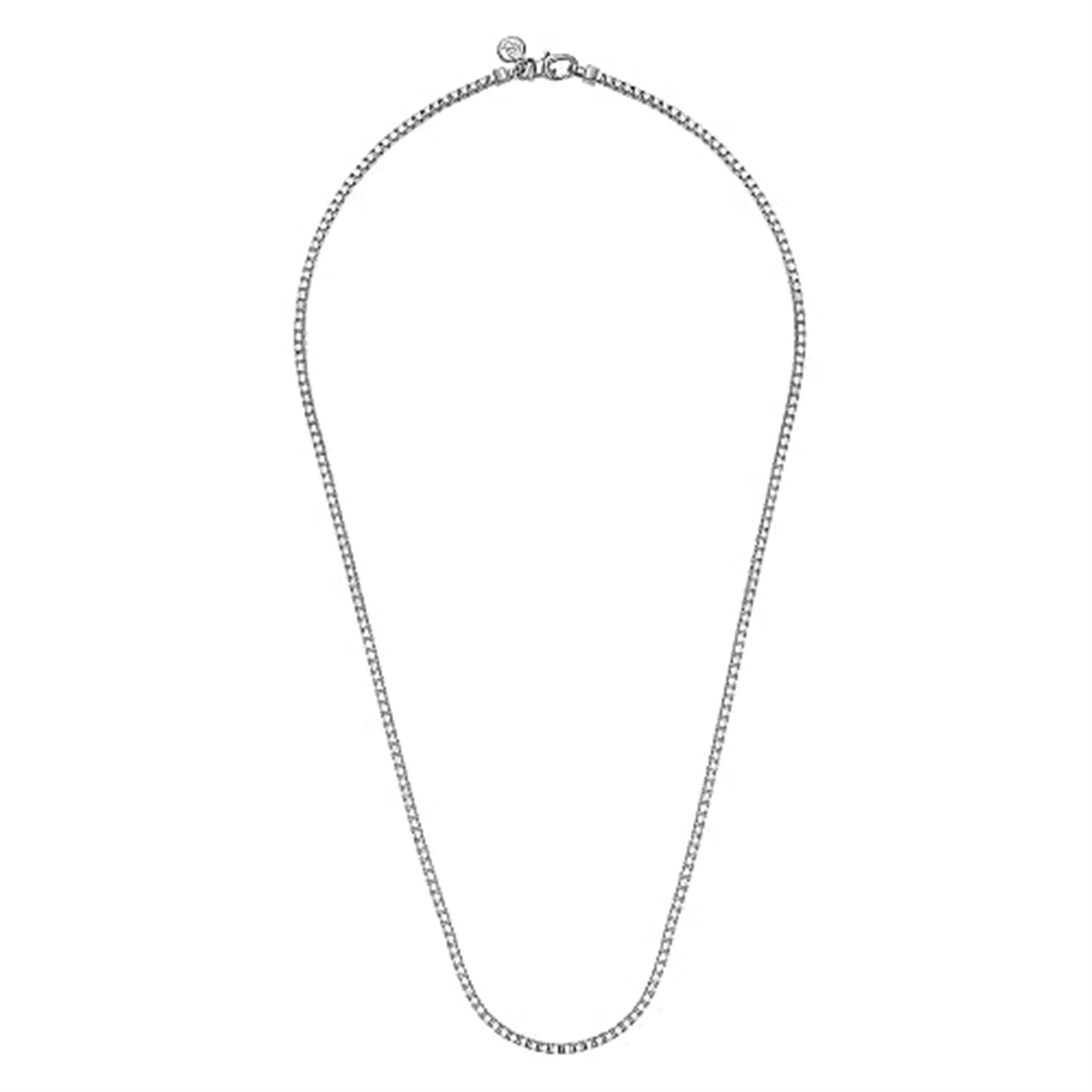 925 Sterling Silver Men's Box Chain Necklace