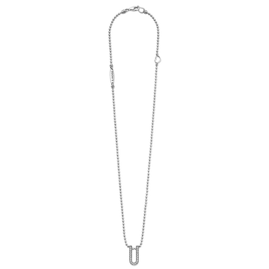 Lagos Small Linear Diamond Pendant Necklace