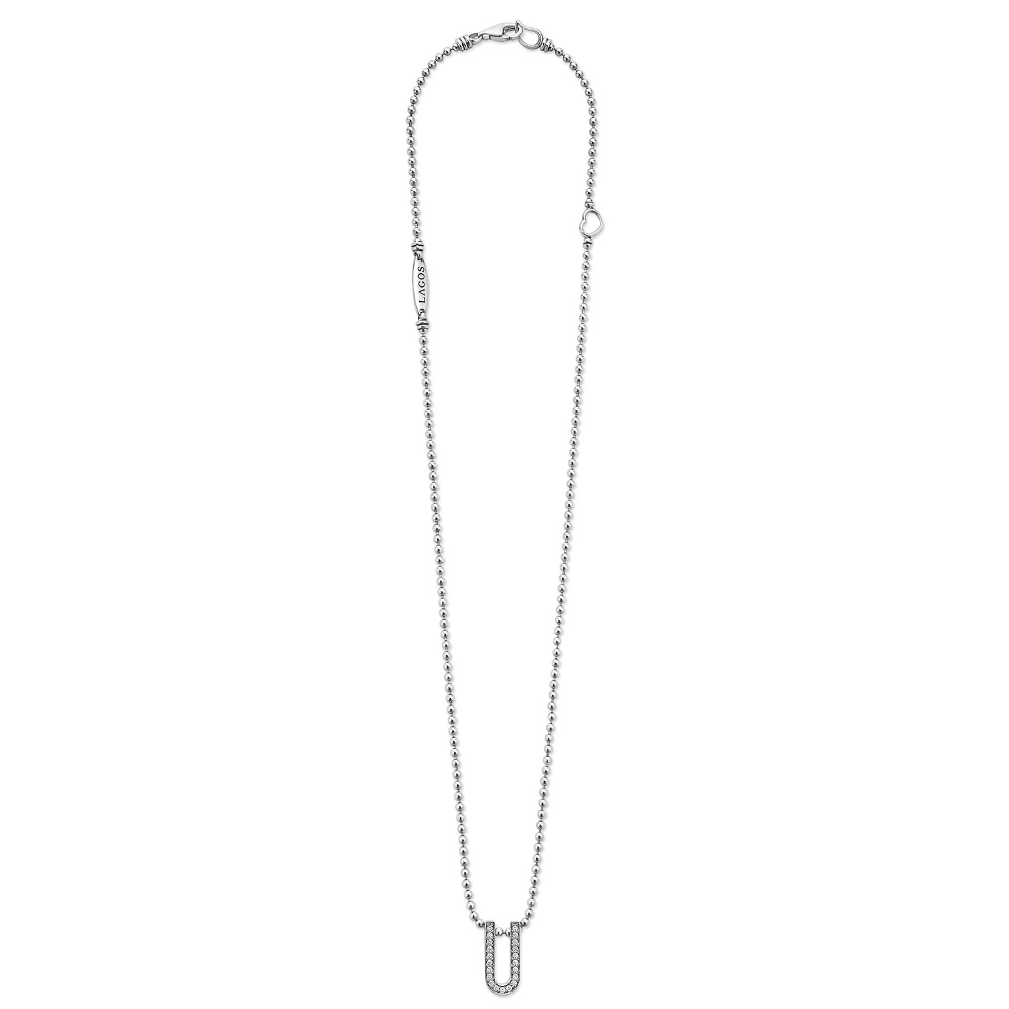 Lagos Small Linear Diamond Pendant Necklace
