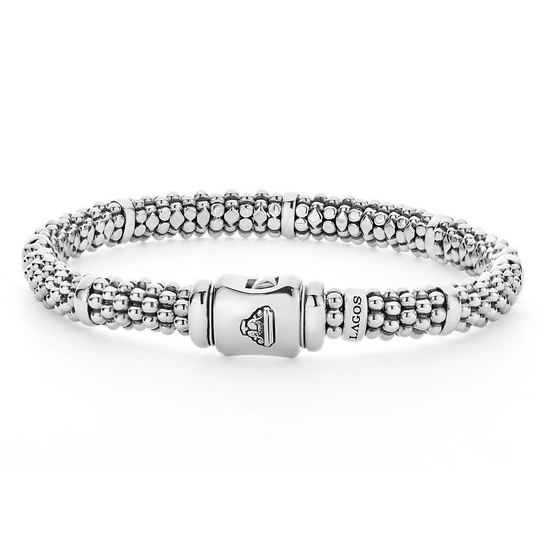 Lagos Sterling Silver Caviar Bracelet
