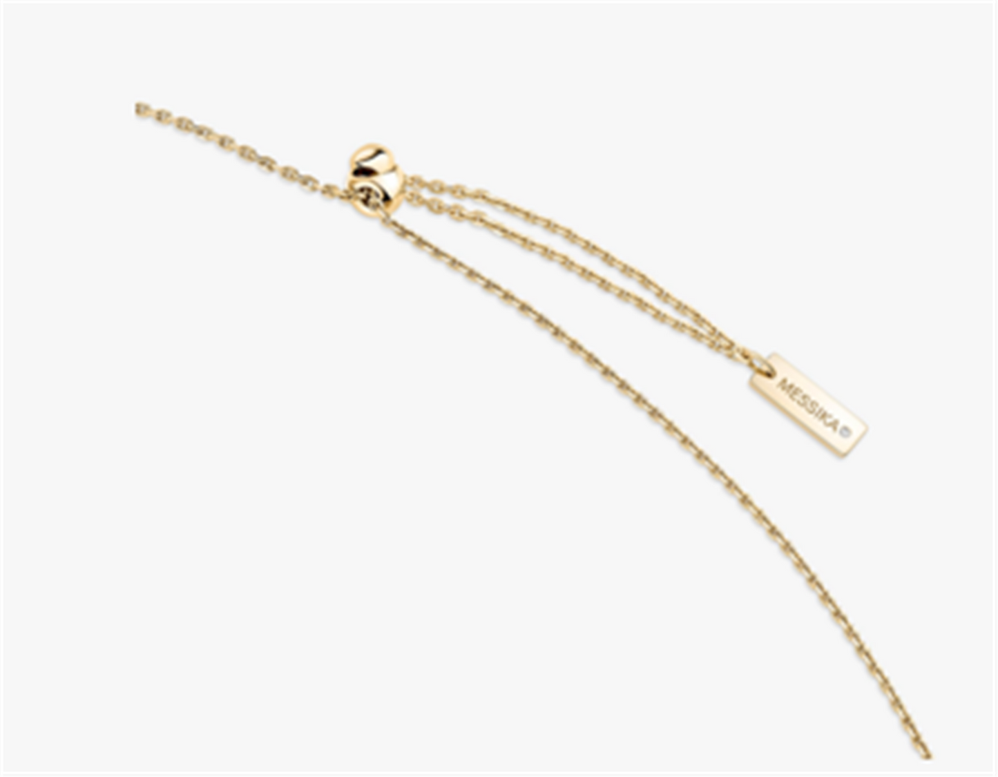 Messika Move 10th Diamond Pave Necklace in 18k Yellow Gold, Small