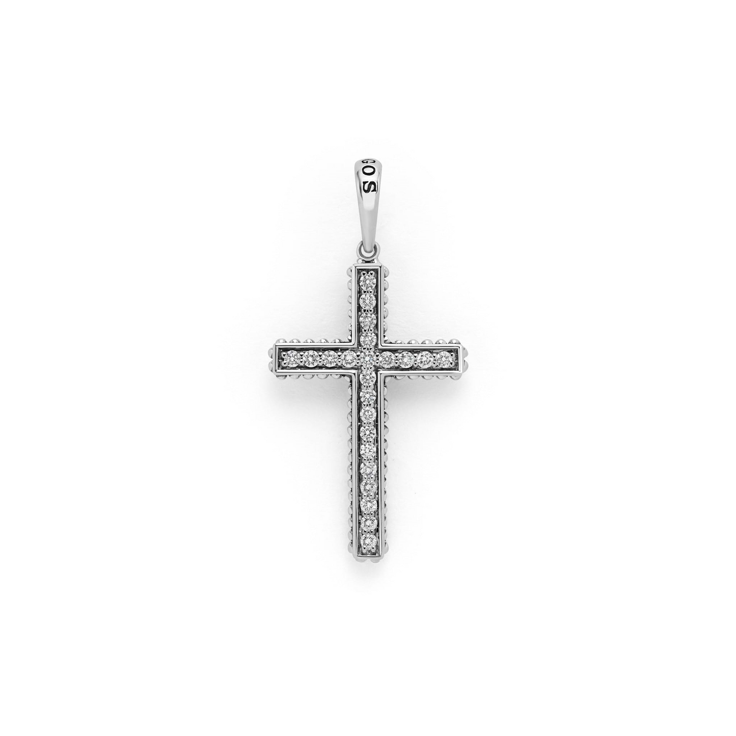 Lagos Diamonds Cross Amulet