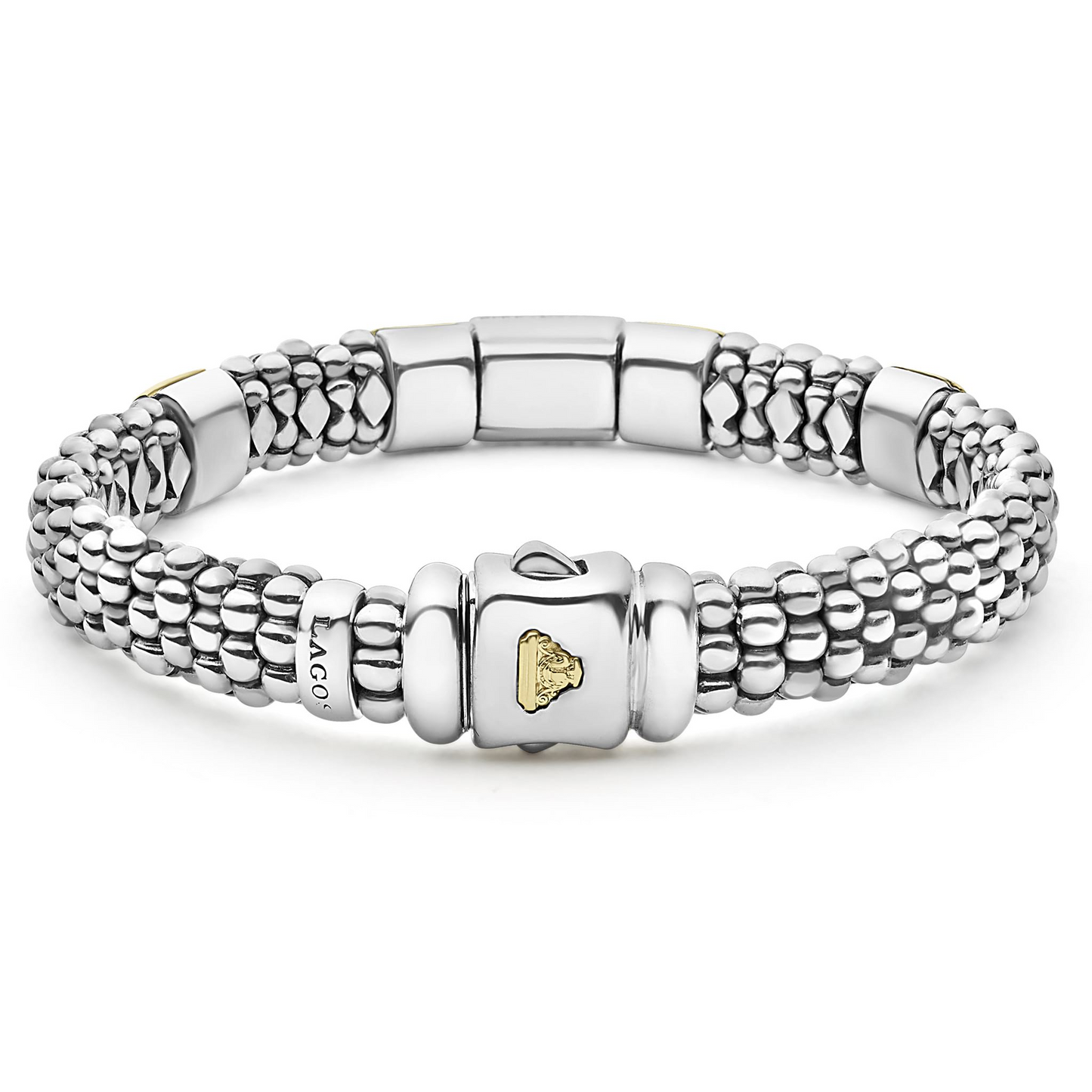 Lagos Two-Tone Diamond Bracelet