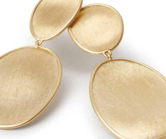 Marco Bicego Lunaria Gold Small Double Drop Earrings