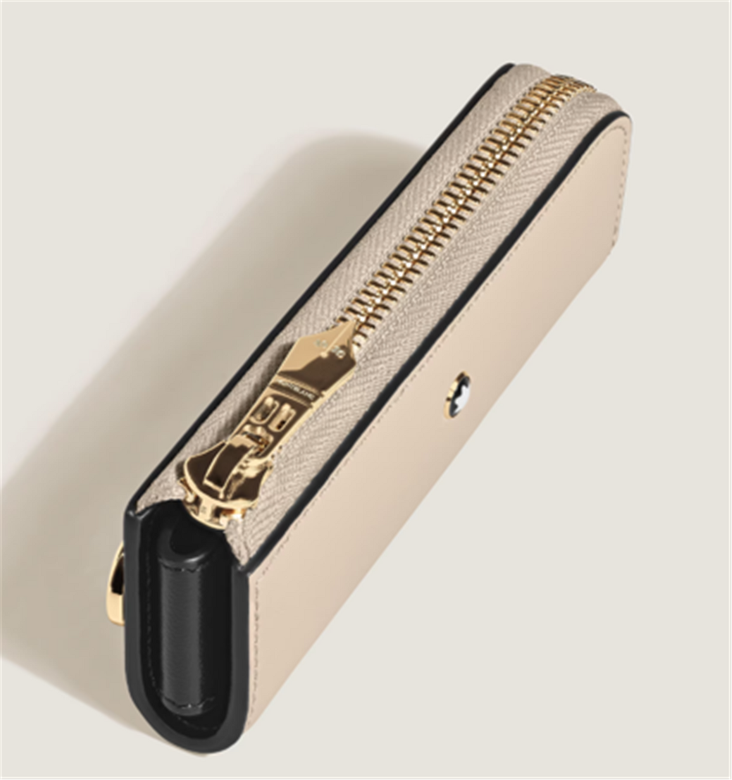 MontBlanc Heritage Baby 1-Pen Pouch in Cloudy Beige