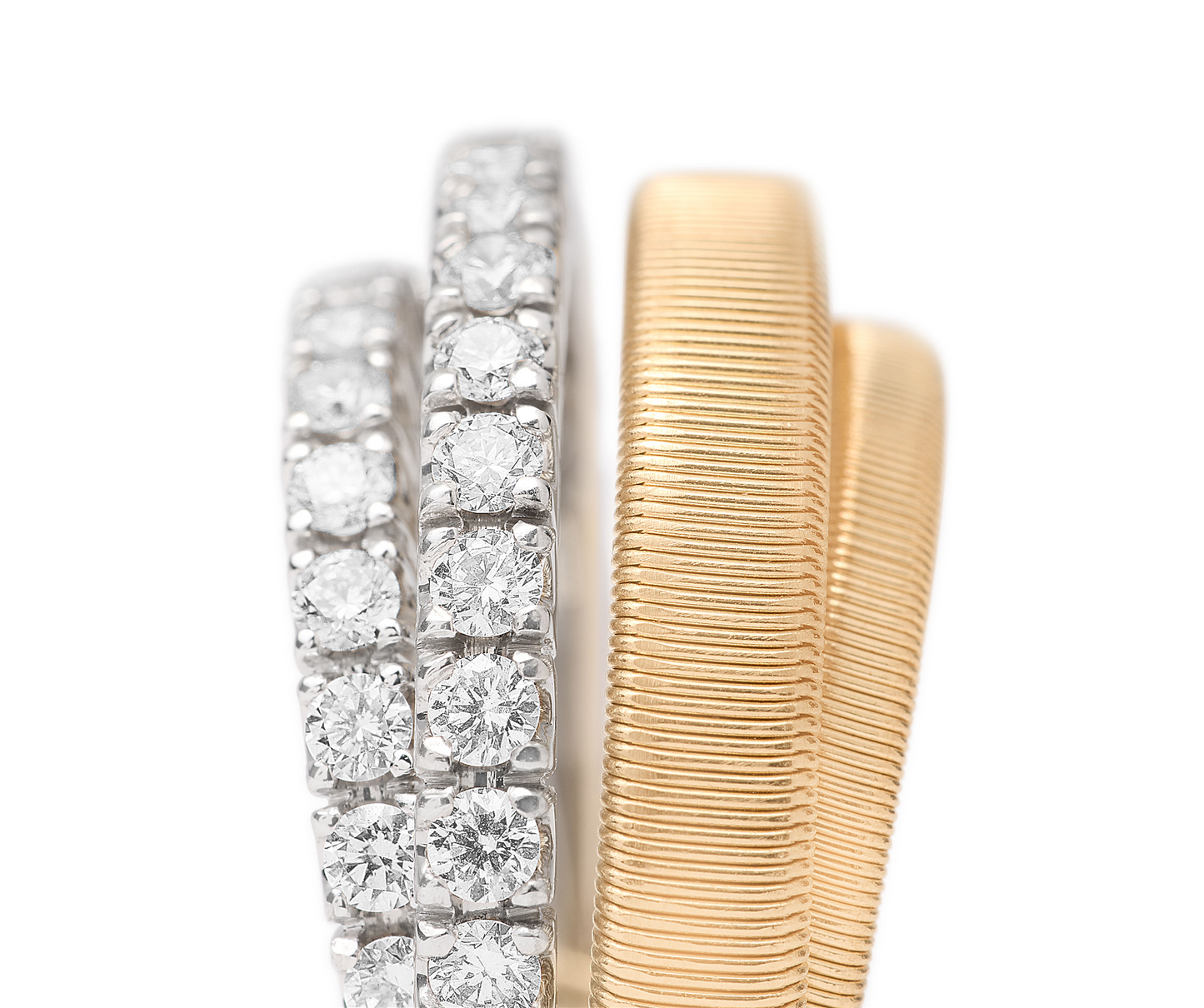 Marco Bicego Masai Double Diamond 3 Row Ring