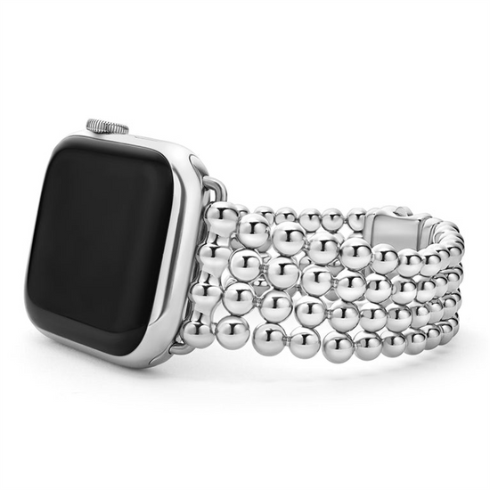 Lagos Stainless Steel Infinite Caviar Beaded Watch Bracelet - 42mm-49mm