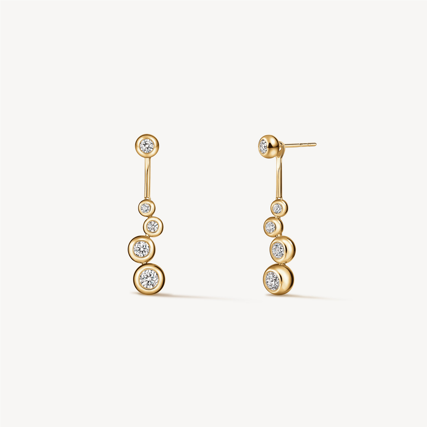 Hearts On Fire Large Dream Drop Earrings in 18k Yellow Gold