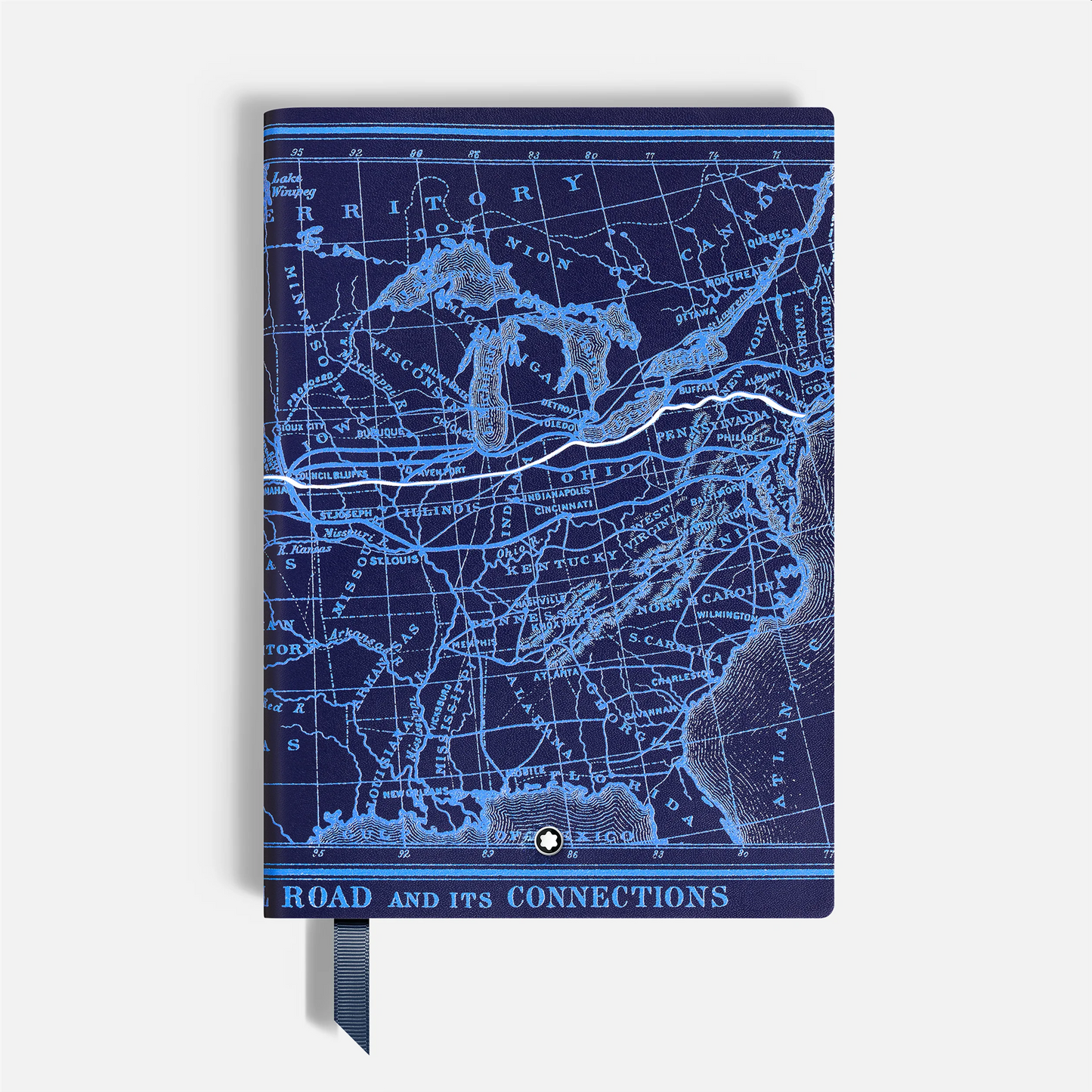 Montblanc Meisterstuck Around the World in 80 Days, Lined Notebook in Medium