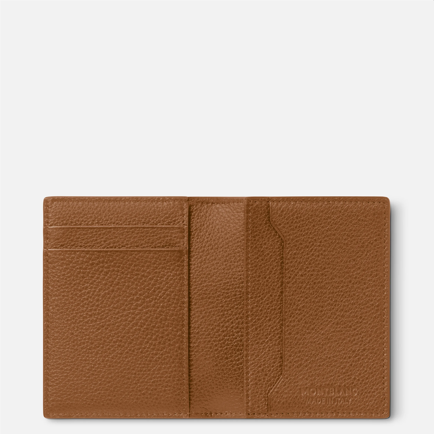 Montblanc Soft Grain 4cc Card Holder in Caramel