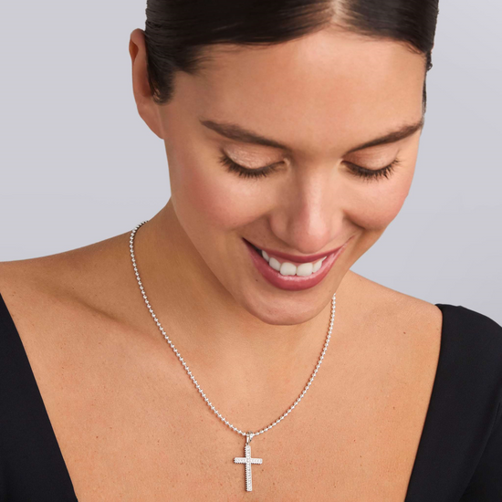 Lagos Diamonds Cross Amulet