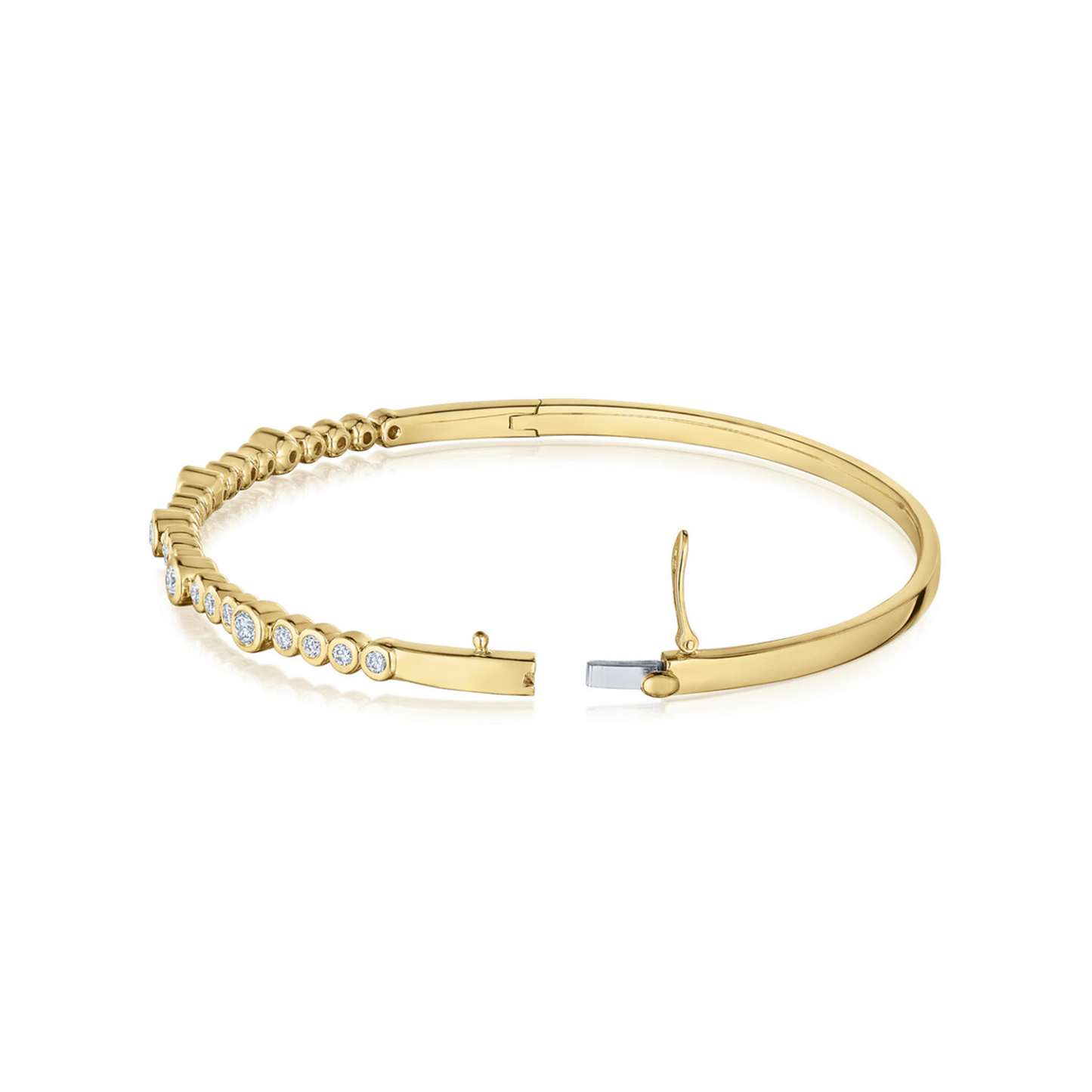 Kwiat Portofino Confetti Diamond Bangle in 18k Gold & 1/2 ct Diamonds