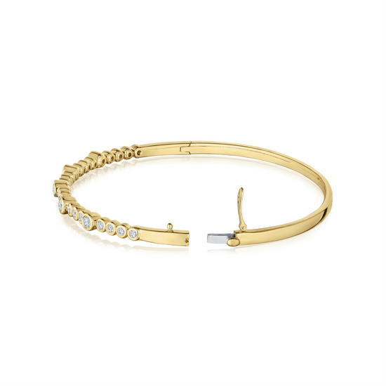 Kwiat Portofino Confetti Diamond Bangle in 18k Gold & 1/2 ct Diamonds