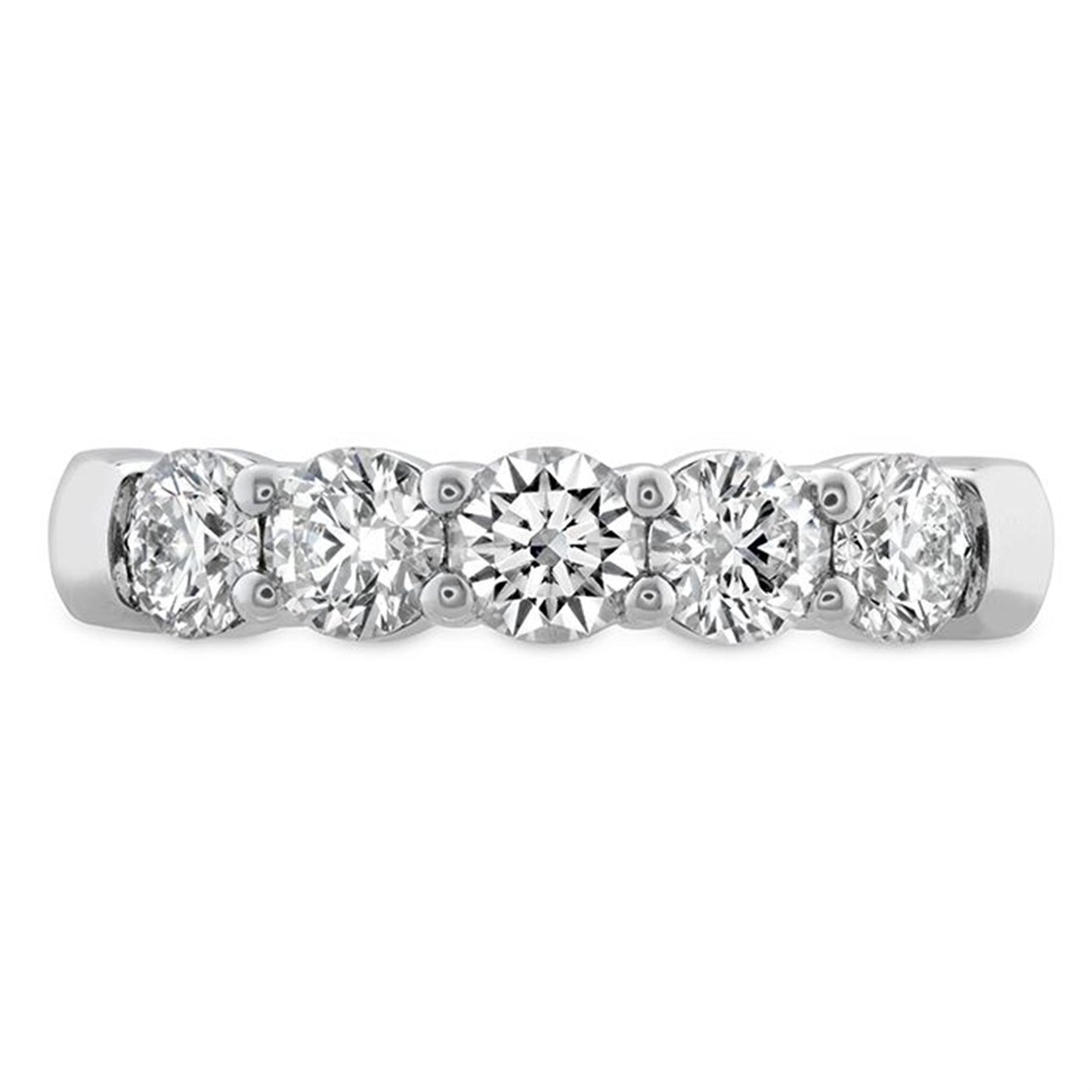 Hearts on Fire Signature 5-Stone 2ct Diamond Band in 18k White Gold