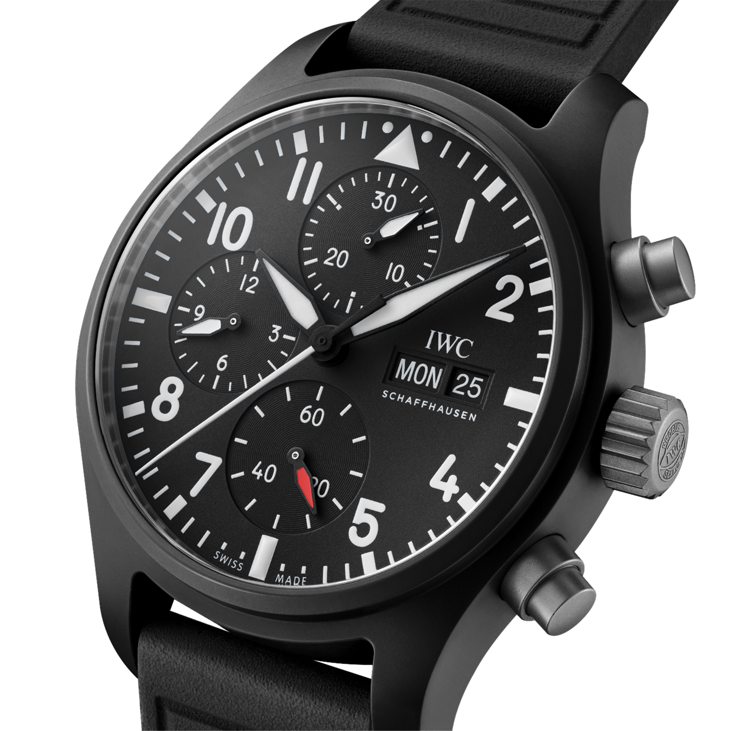 IWC Schaffhausen Pilot's Watch Chronograph Top Gun 41mm  w/ Black Dial