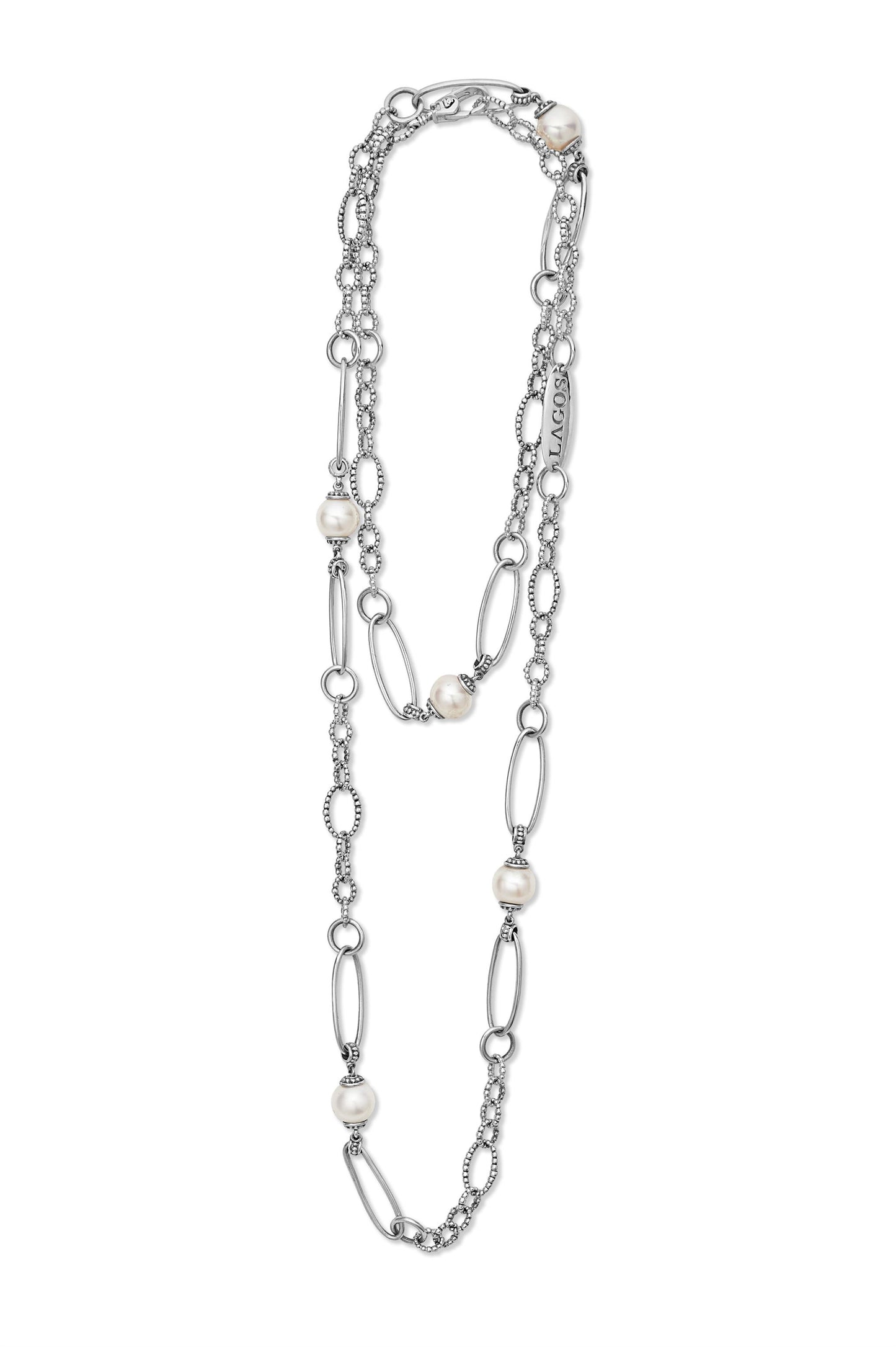 Lagos Pearl Link Necklace