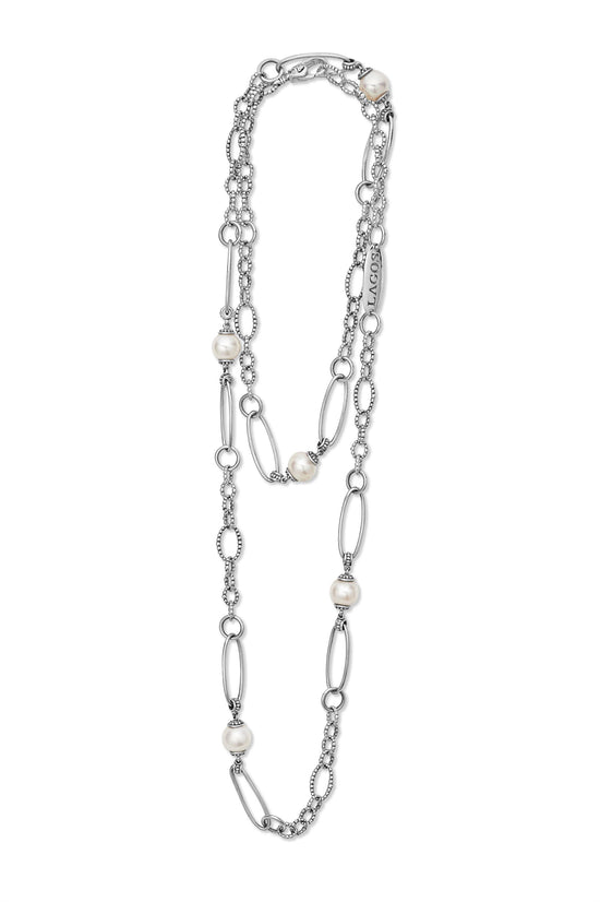 Lagos Pearl Link Necklace