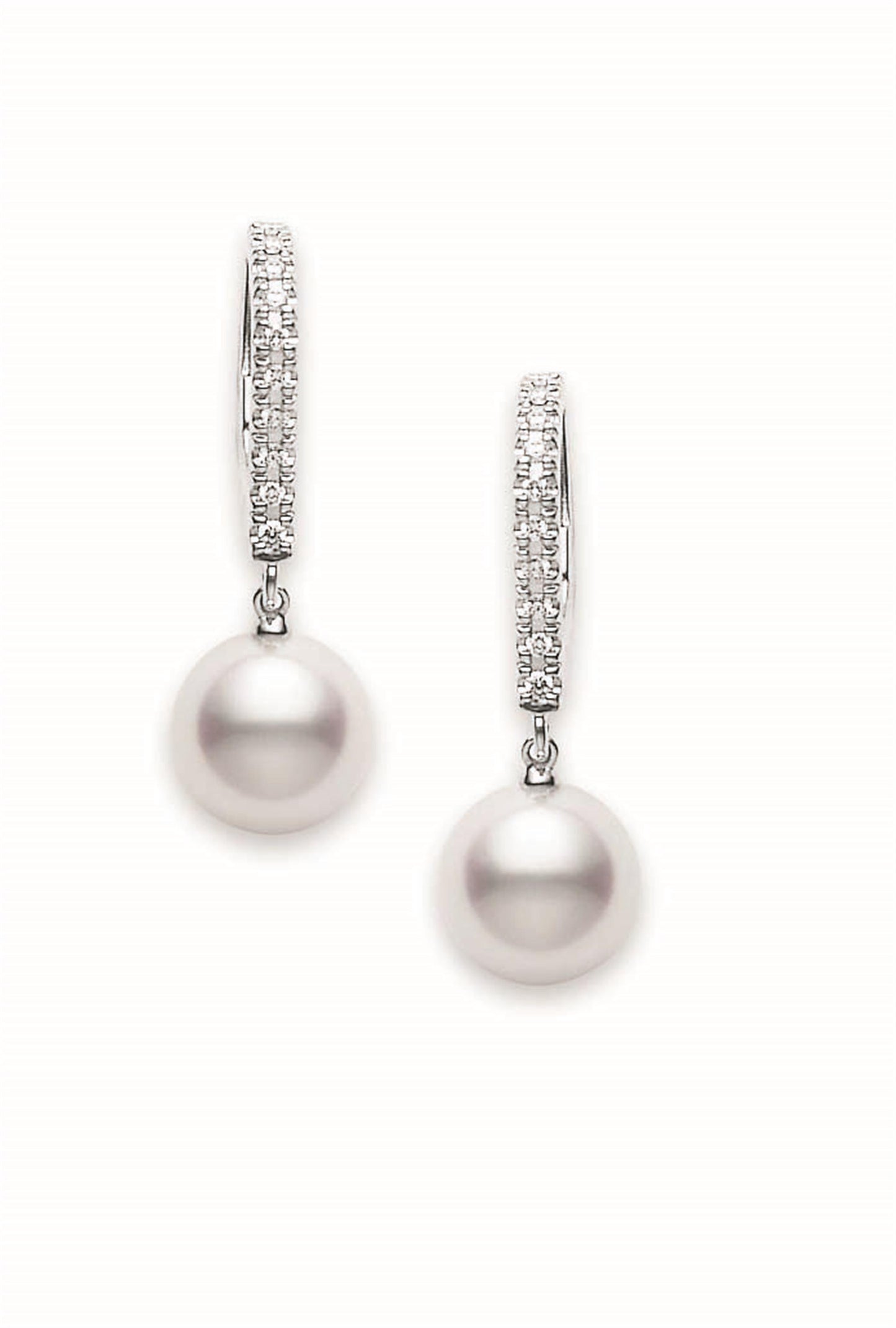 Akoya Pearl Drop Earrings - 7.5mm