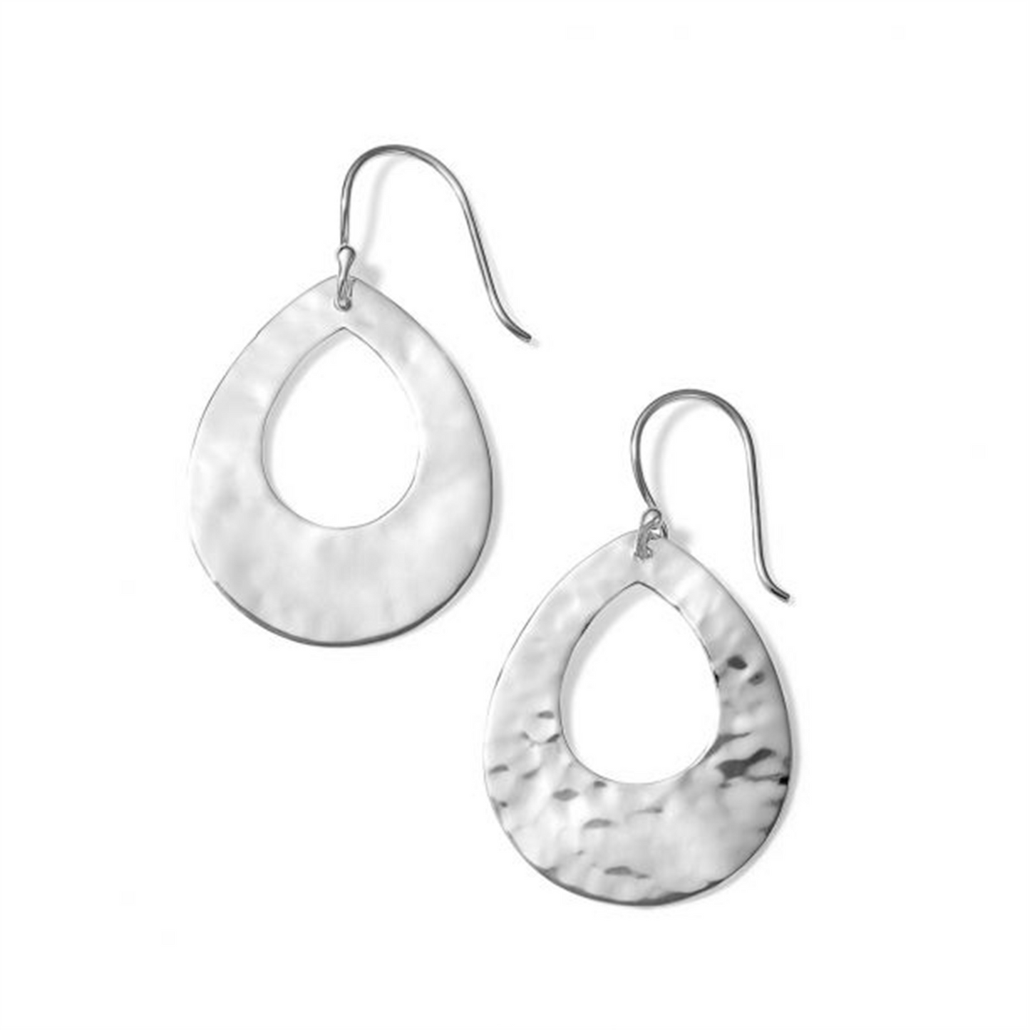 Ippolita Classico Crinkle Small Open Teardrop Earrings