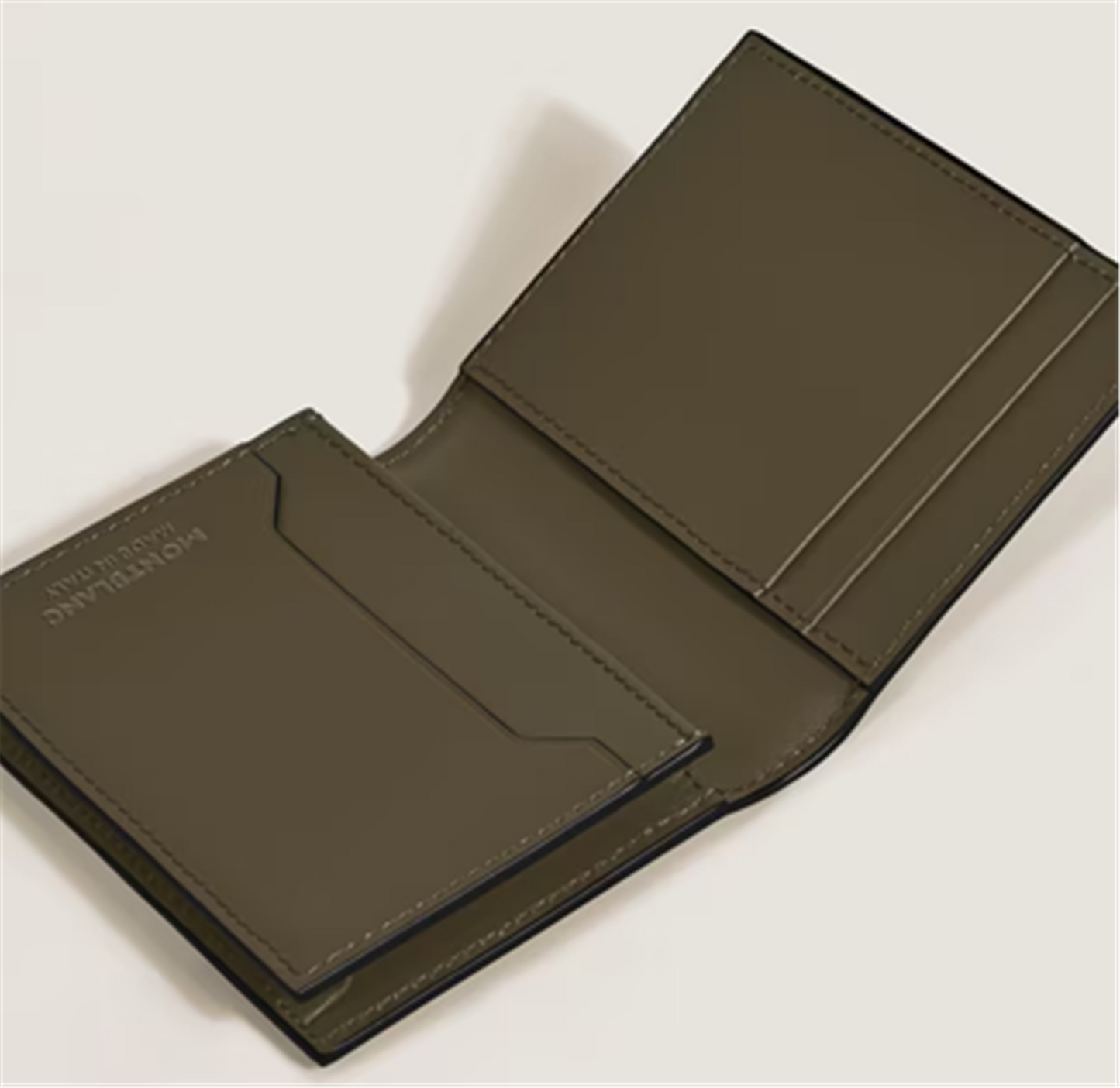Montblanc 4cc Extreme Leather Card Holder in Khaki