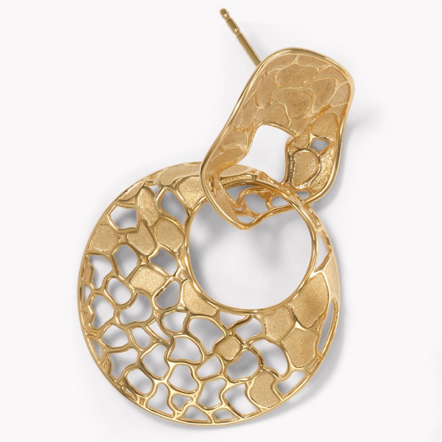 Jamie Turner Canyon Infinity Earrings in 18k Yellow Gold