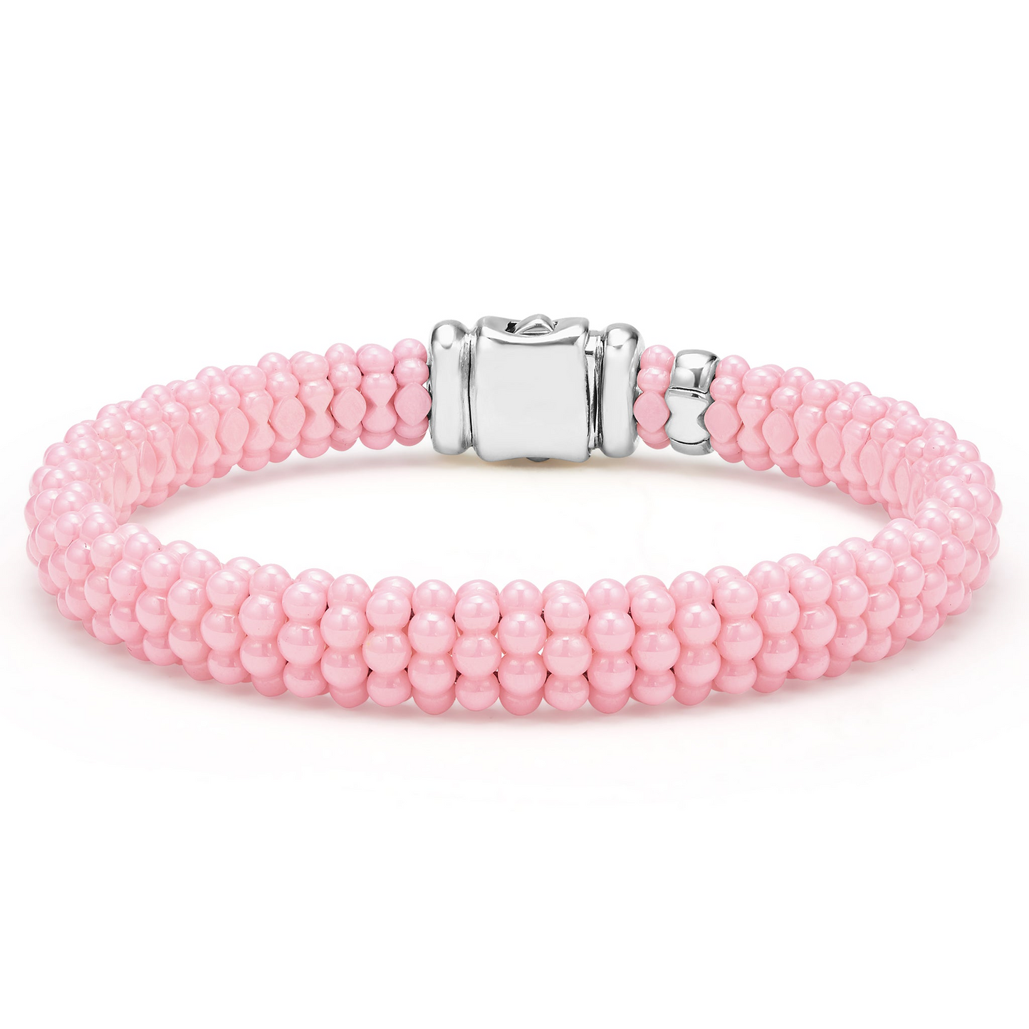 Lagos Pink Ceramic Beaded Bracelet