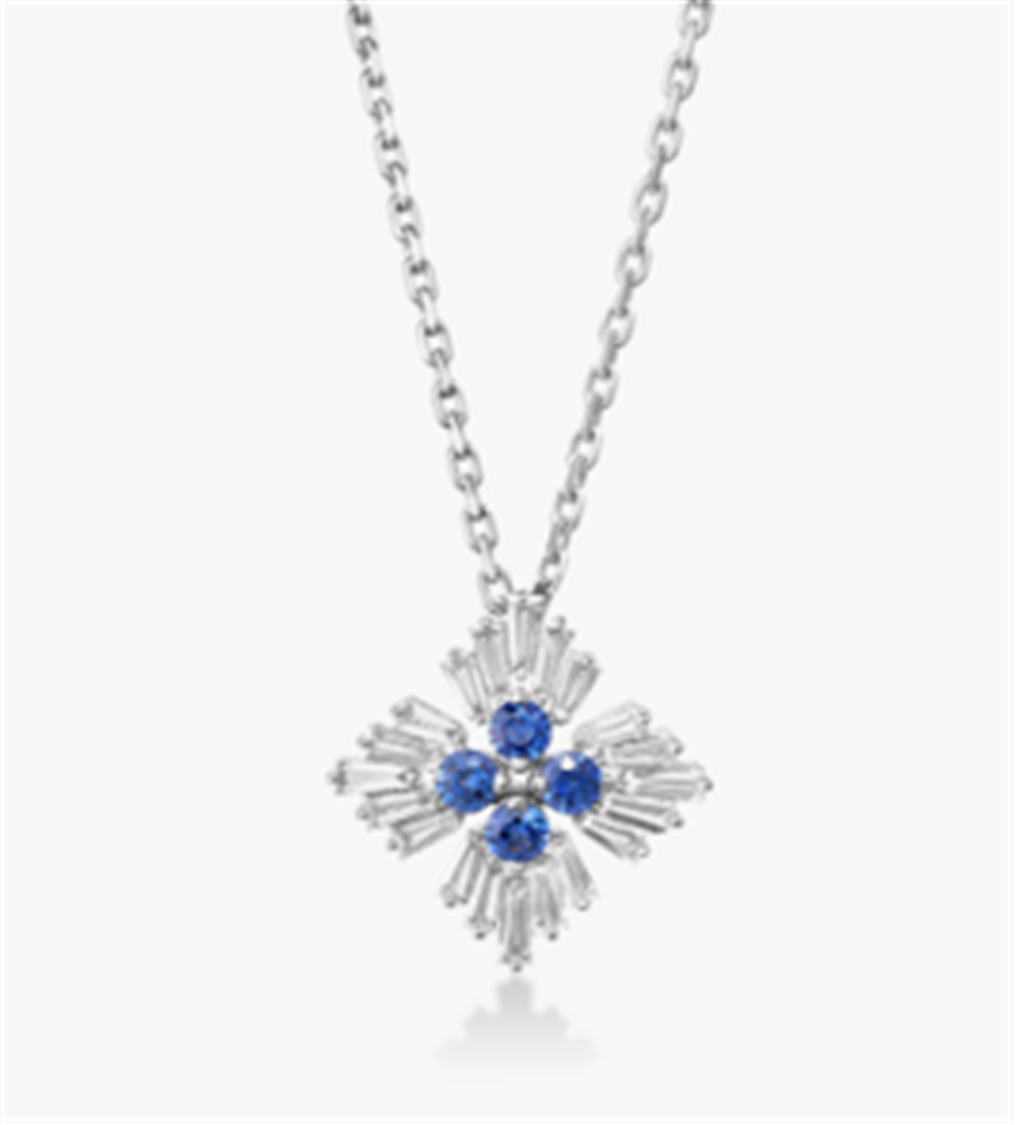 Roberto Coin 18W Princess Dian Blue Sapphire Necklace