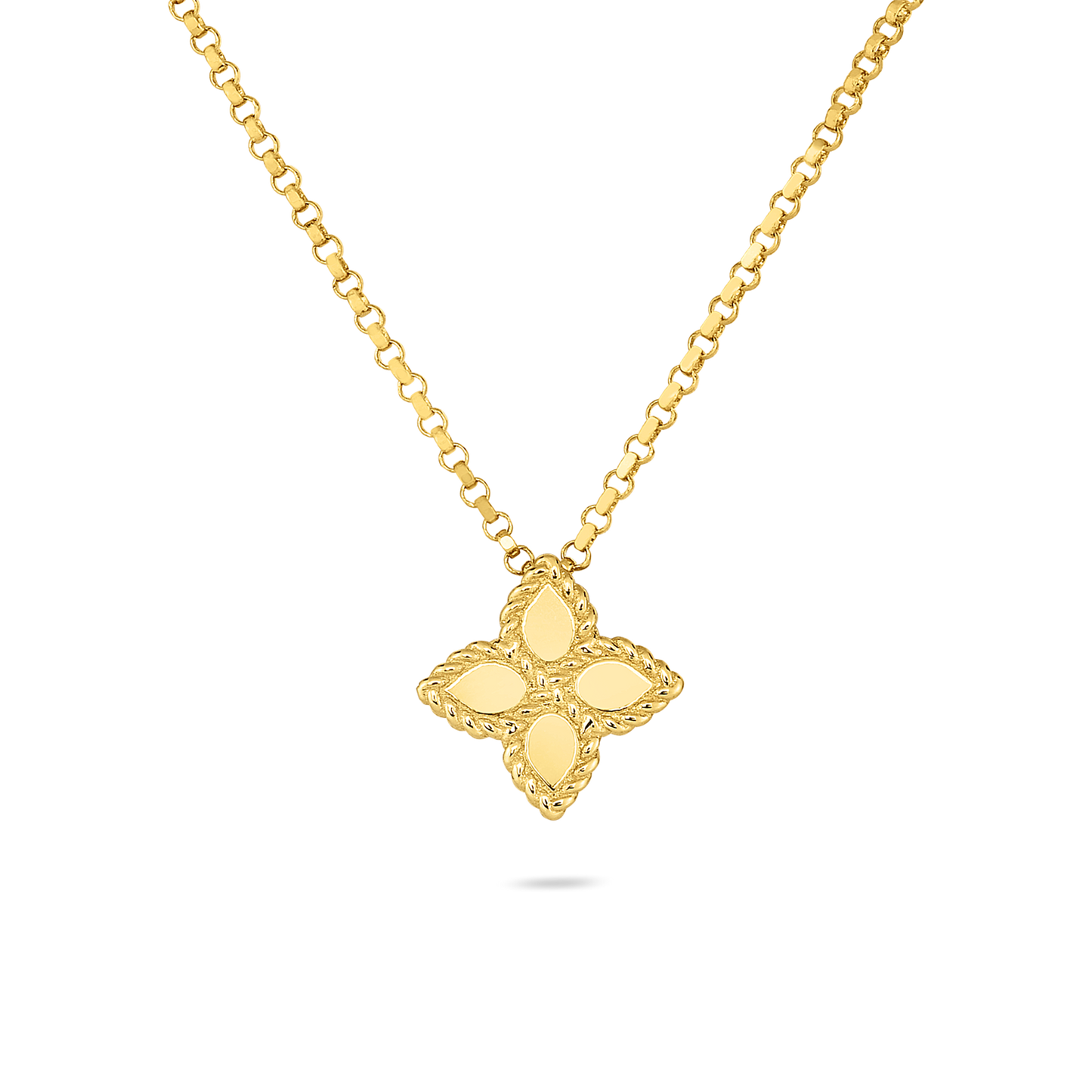 Roberto Coin Small Gold Princess Flower Necklace