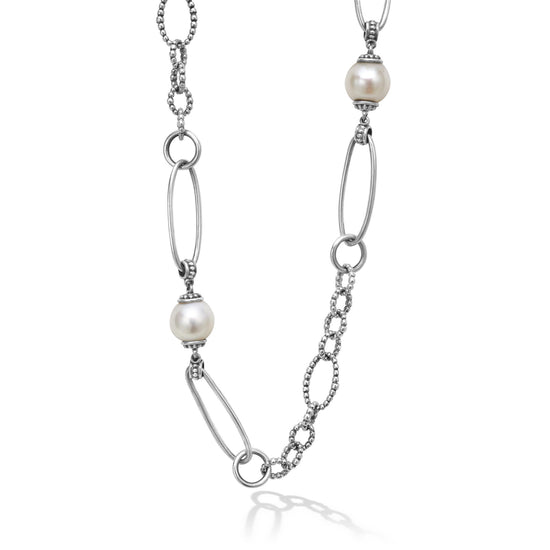 Lagos Pearl Link Necklace