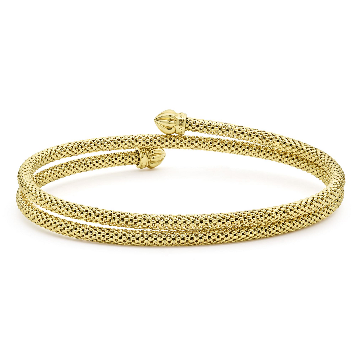 Lagos 18k Gold Double Wrap Bracelet