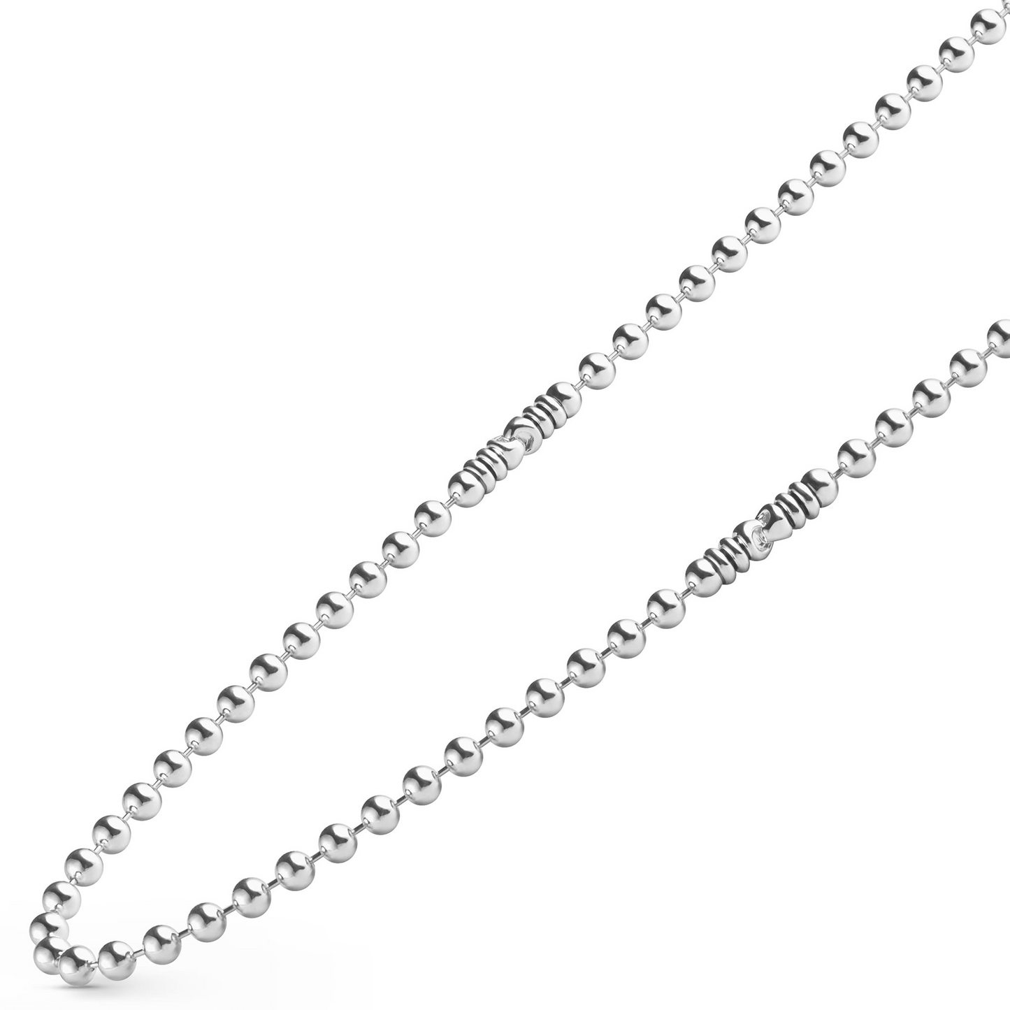 Lagos Silver Ball Chain Necklace in 22"
