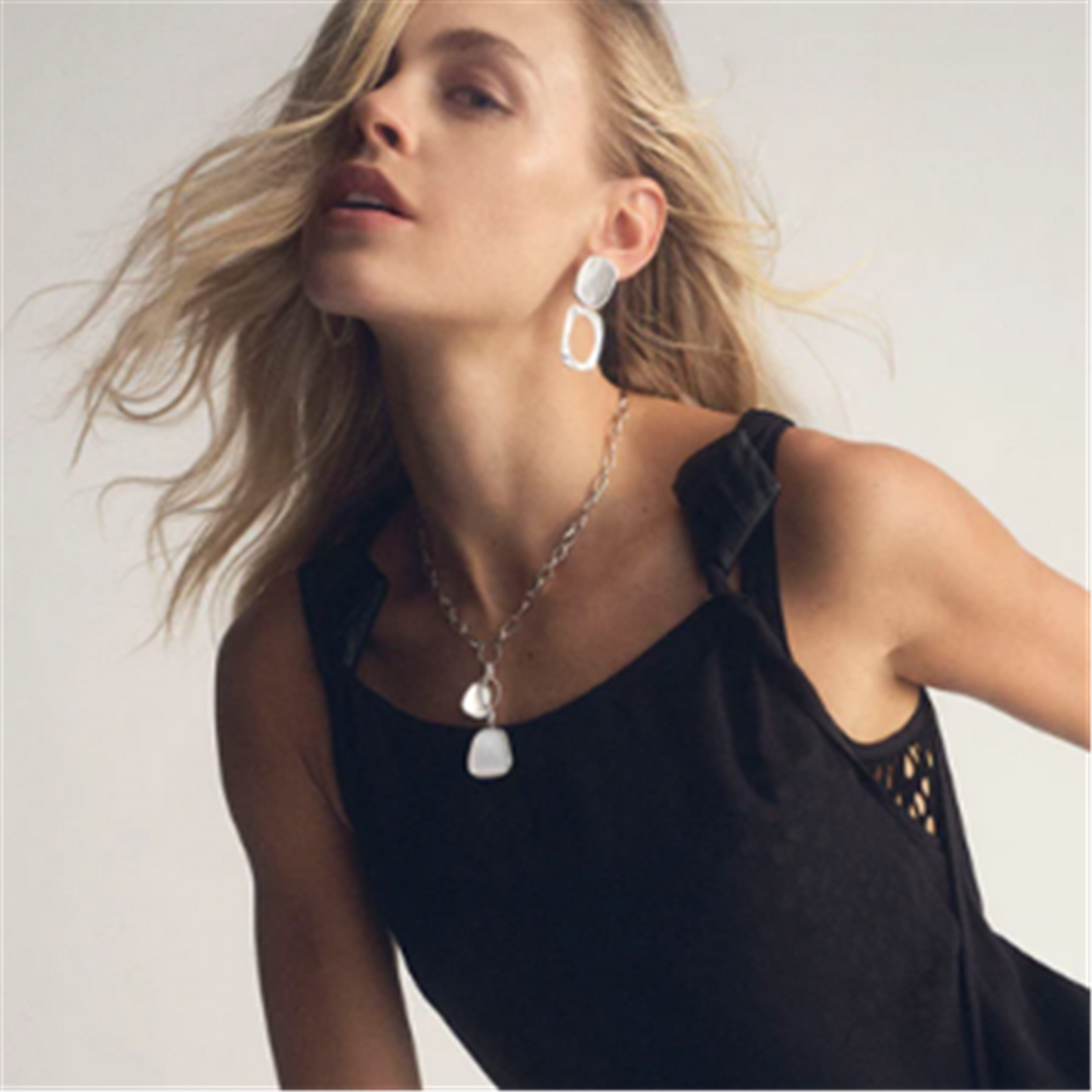 Ippolita Polished Rock Candy Keystone Pendants on Scultura Rock Crystal & MOP Doublet Chain