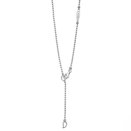 Lagos Small Linear Diamond Pendant Necklace