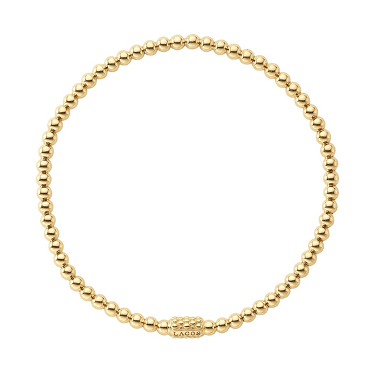 Lagos 18K Gold Bead Bracelet