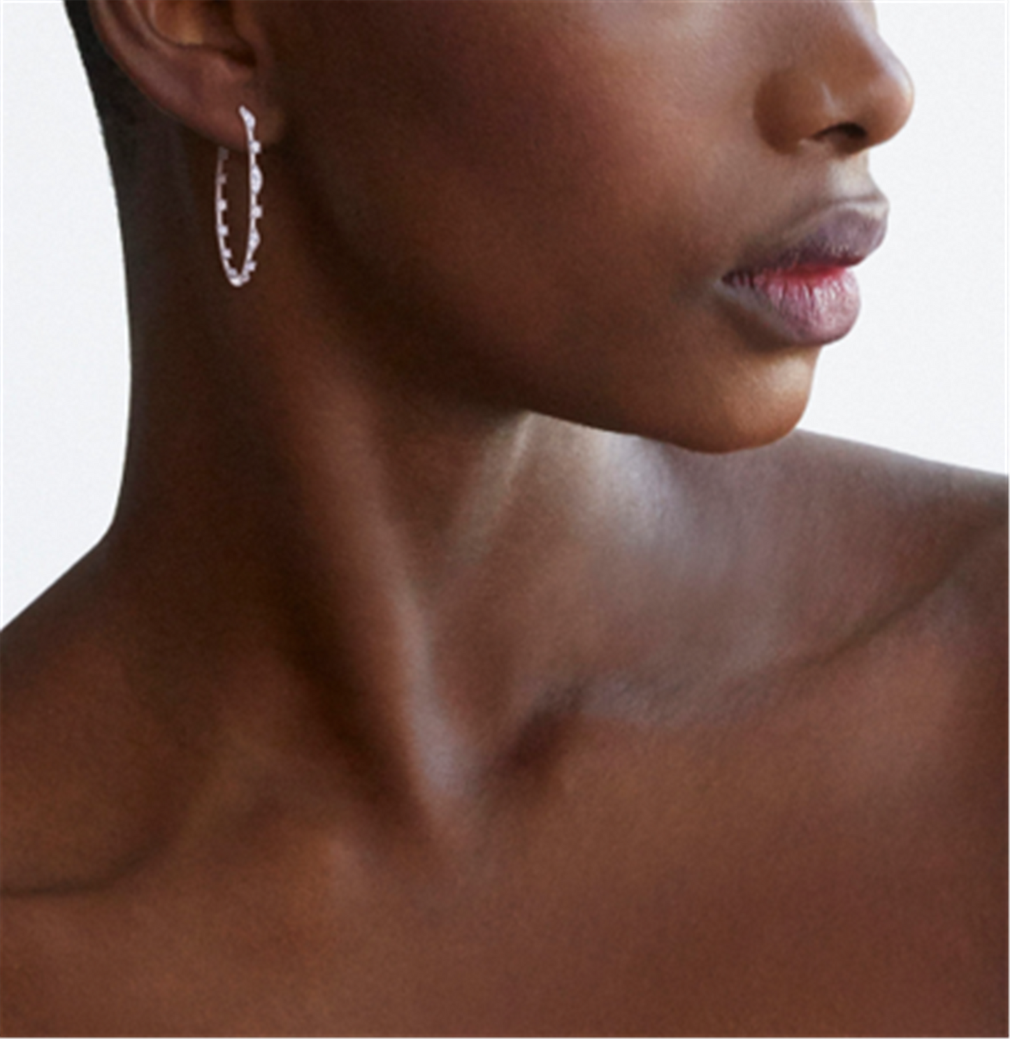 Kwiat Starry Night Hoop Earrings with Round & Marquise Diamonds