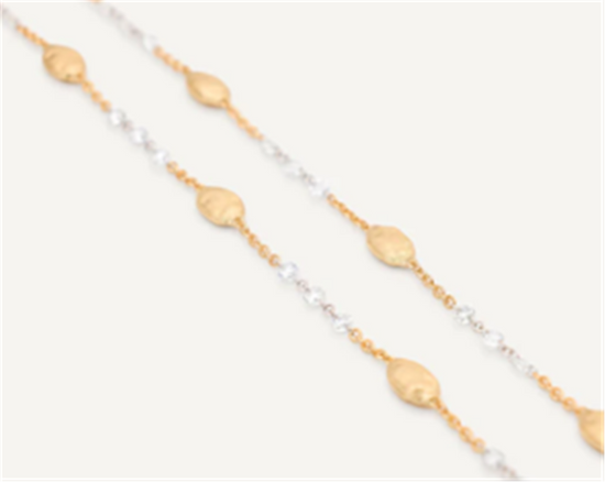 Marco Bicego Siviglia1.56ct Diamond Necklace in 18k Two-Tone Gold
